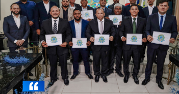 Vereadores empossados na Câmara Municipal de São Geraldo do Araguaia