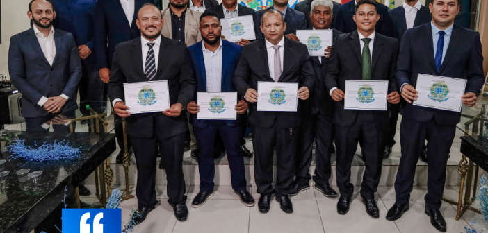 Vereadores empossados na Câmara Municipal de São Geraldo do Araguaia
