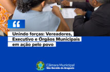 Camara Municipal de São Geraldo do Araguaia unindo forças: Vereadores, Executivo e Órgãos Municipais em ação pelo povo.